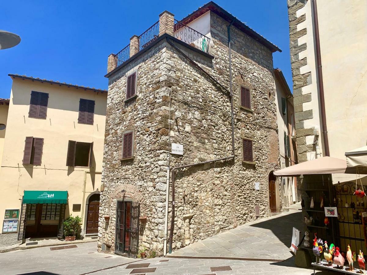 Art Rebus Tower In Tuscany Apartman Radda in Chianti Kültér fotó